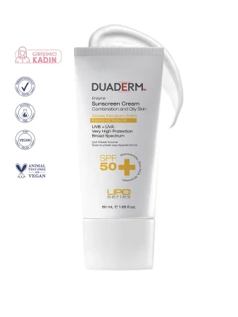 GÜNEŞ KORUYUCU KREM KARMA VE YAĞLI CİLT SPF50+ - (1)