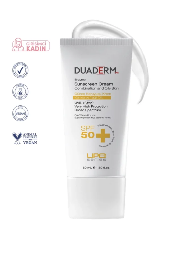 GÜNEŞ KORUYUCU KREM KARMA VE YAĞLI CİLT SPF50+ - 2